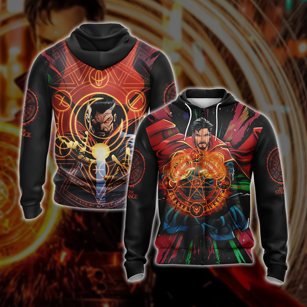 Doctor Strange New Style Unisex 3D T-shirt Zip Hoodie XS