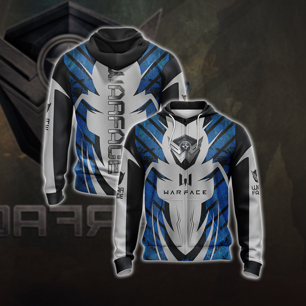 Warface logo Unisex 3D T-shirt Zip Hoodie XS