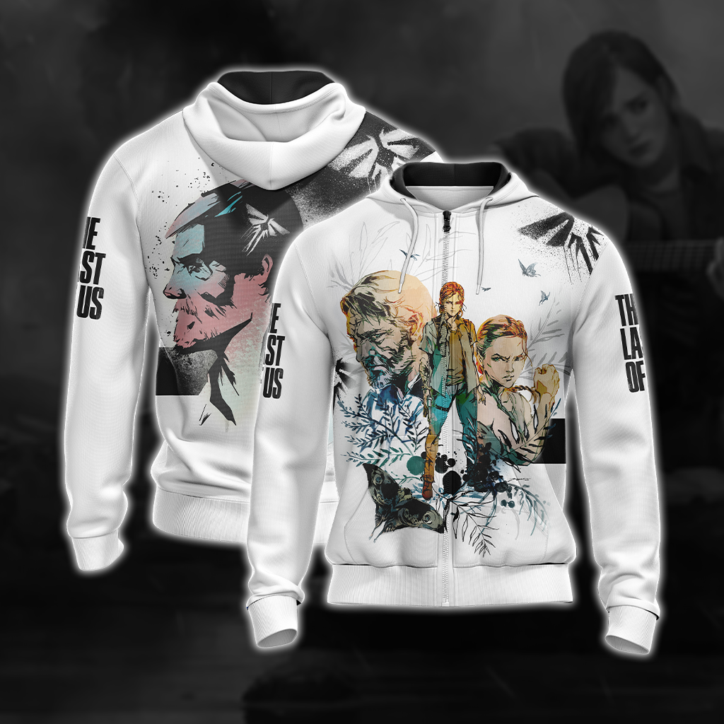The Last Of Us Unisex 3D T-shirt Zip Hoodie XS