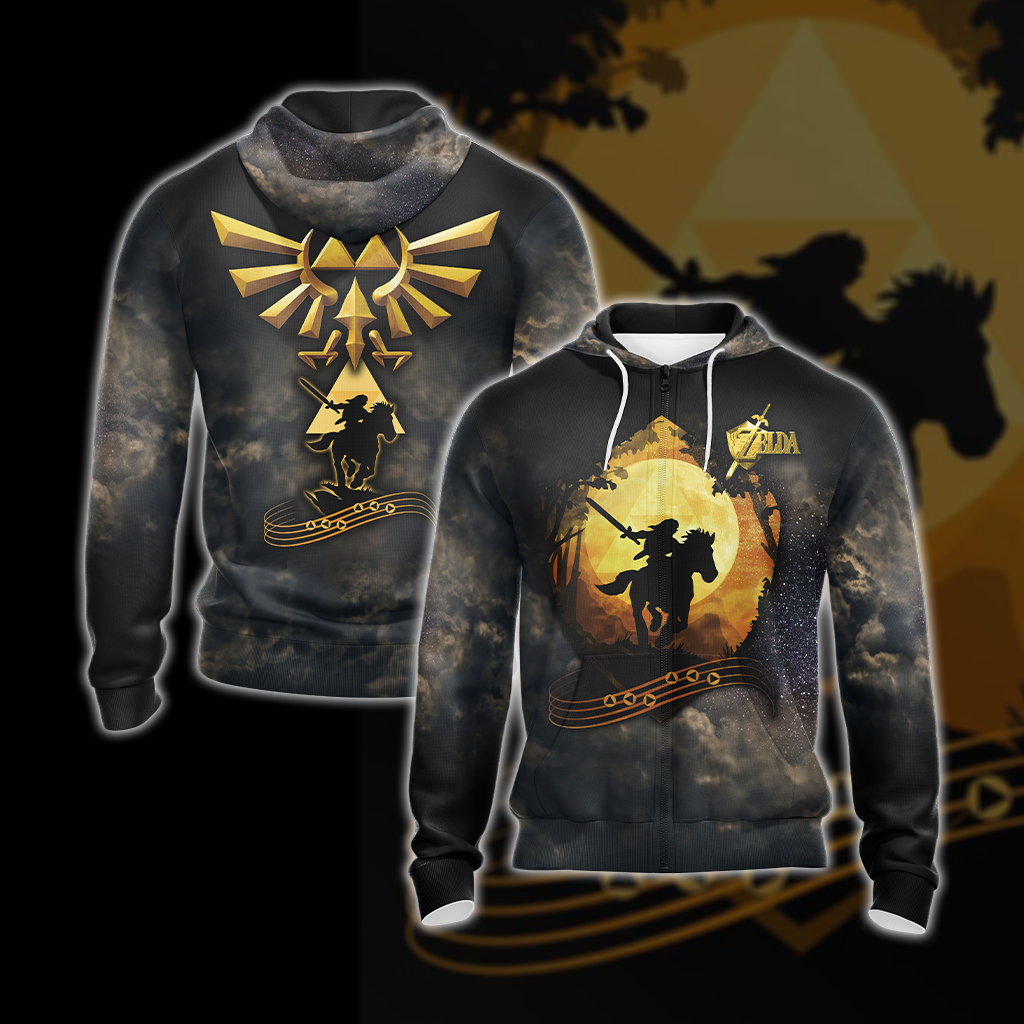 The Legend Of Zelda T-shirt Zip Hoodie Pullover Hoodie Zip Hoodie S
