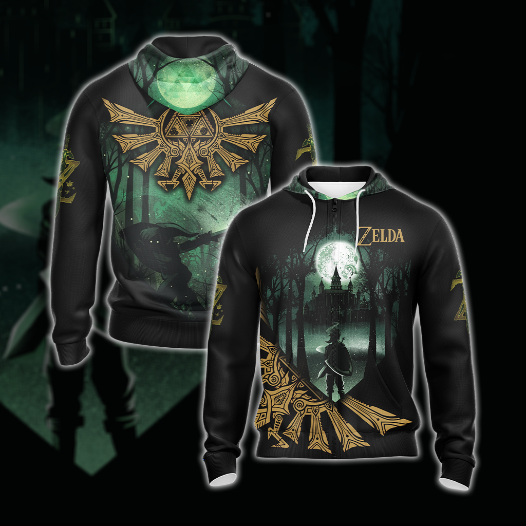 The Legend Of Zelda Unisex 3D T-shirt Zip Hoodie Zip Hoodie S