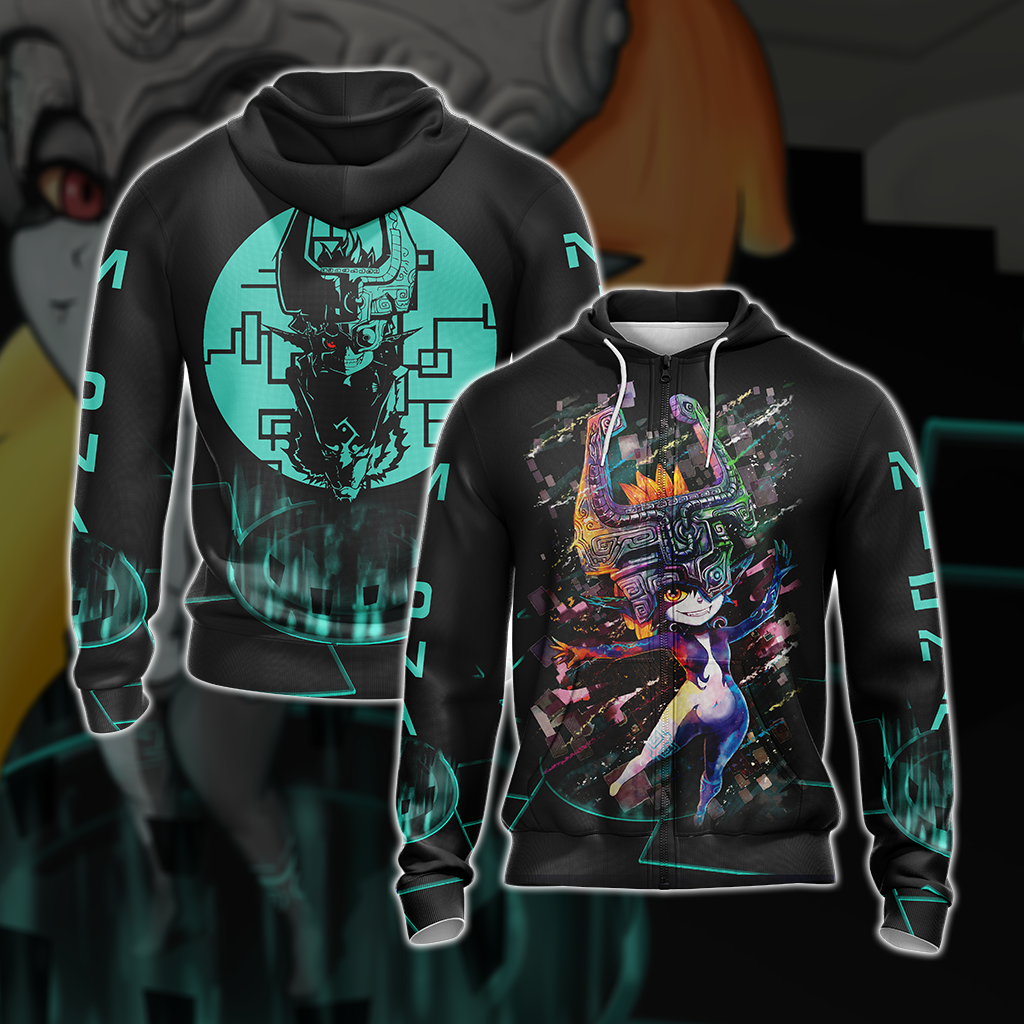 Legend of Zelda - Midna New Collection Unisex 3D T-shirt Zip Hoodie S