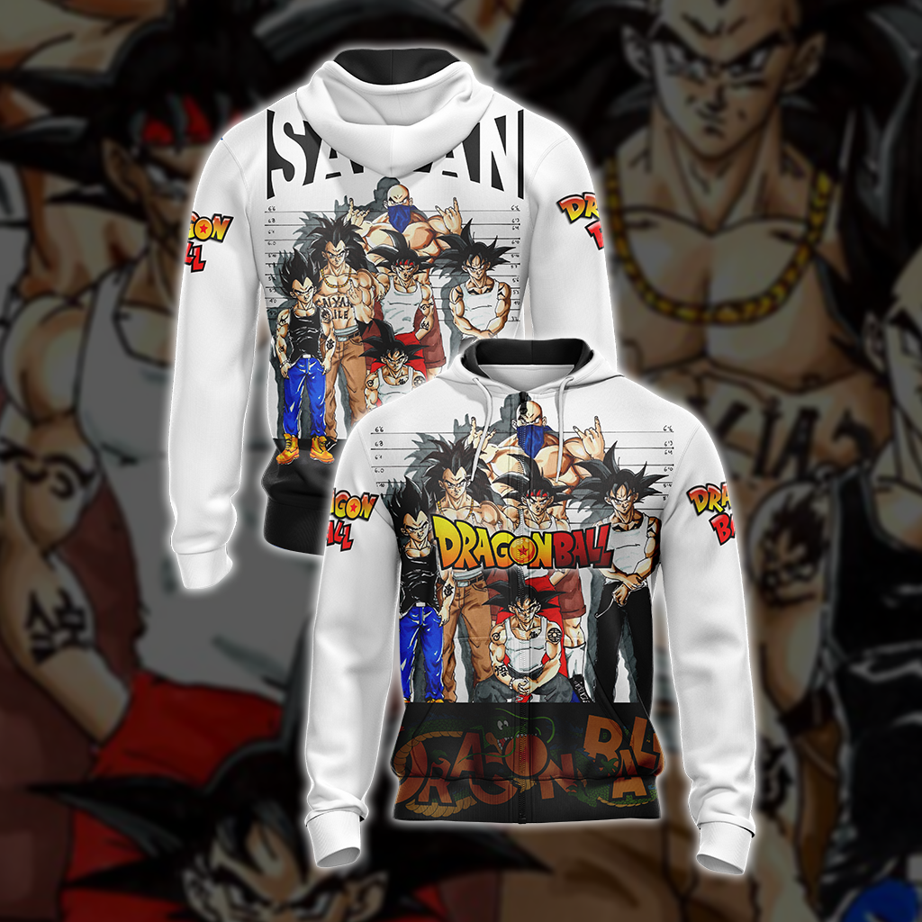 Dragon Ball - Saiyan Gang Unisex 3D T-shirt