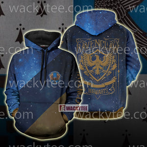 Ravenclaw House Hogwarts Harry Potter New Unisex 3D T-shirt Hoodie S 
