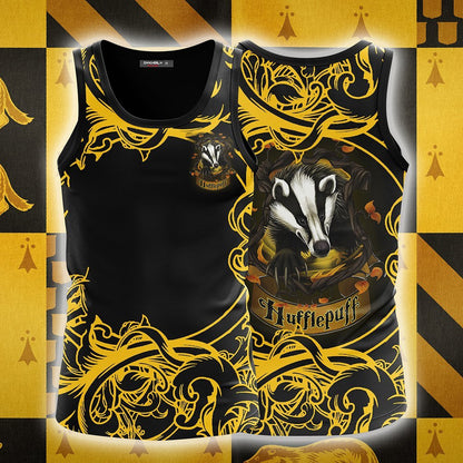 Loyal Like A Hufflepuff Harry Potter Unisex 3D T-shirt Tank Top S 