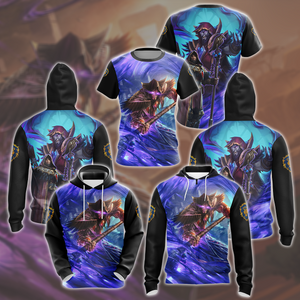 World Of Warcraft Medivh Video Game All Over Printed T-shirt Tank Top Zip Hoodie Pullover Hoodie Hawaiian Shirt Beach Shorts Joggers