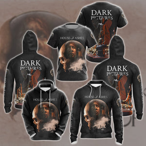 Dark Pictures: House of Ashes Video Game All Over Printed T-shirt Tank Top Zip Hoodie Pullover Hoodie Hawaiian Shirt Beach Shorts Joggers