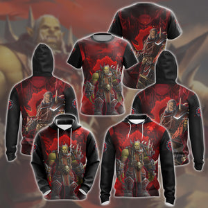 World Of Warcraft Varok Saurfang Video Game All Over Printed T-shirt Tank Top Zip Hoodie Pullover Hoodie Hawaiian Shirt Beach Shorts Joggers