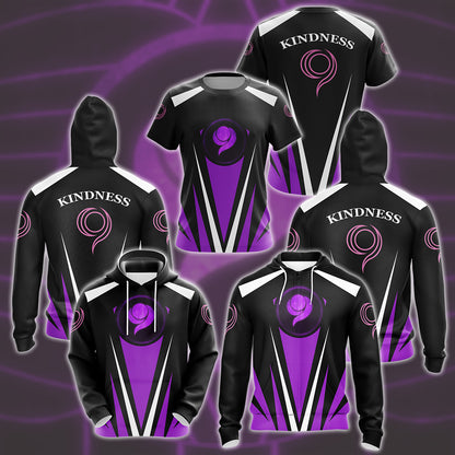 Digimon The Crest Of Kindness Video Game All Over Printed T-shirt Tank Top Zip Hoodie Pullover Hoodie Hawaiian Shirt Beach Shorts Joggers