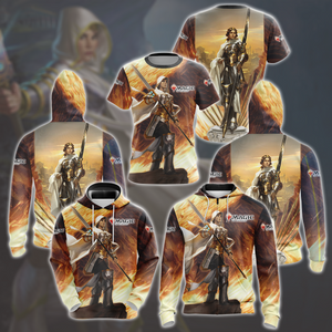 Magic: The Gathering Elspeth Tirel Video Game All Over Printed T-shirt Tank Top Zip Hoodie Pullover Hoodie Hawaiian Shirt Beach Shorts Joggers   