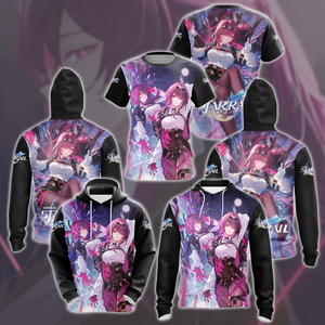 Honkai: Star Rail Kafka Video Game All Over Printed T-shirt Tank Top Zip Hoodie Pullover Hoodie Hawaiian Shirt Beach Shorts Joggers   