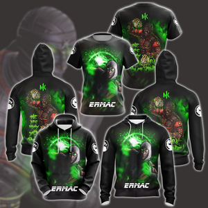 Mortal Kombat Ermac Video Game All Over Printed T-shirt Tank Top Zip Hoodie Pullover Hoodie Hawaiian Shirt Beach Shorts Joggers   