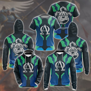 Warhammer 40K Alpha Legion Video Game All Over Printed T-shirt Tank Top Zip Hoodie Pullover Hoodie Hawaiian Shirt Beach Shorts Joggers