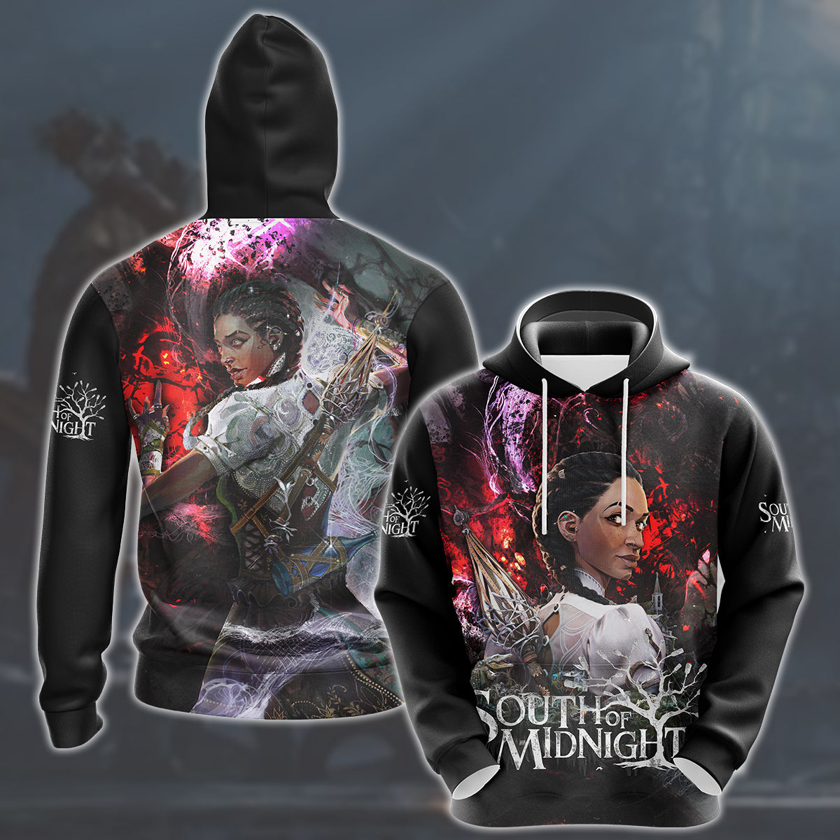 South of Midnight Video Game All Over Printed T-shirt Tank Top Zip Hoodie Pullover Hoodie Hawaiian Shirt Beach Shorts Joggers Hoodie S