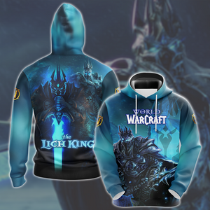 World Of Warcraft Arthas The Lich King Video Game All Over Printed T-shirt Tank Top Zip Hoodie Pullover Hoodie Hawaiian Shirt Beach Shorts Joggers Hoodie S 