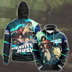 Gravity Rush Video Game All Over Printed T-shirt Tank Top Zip Hoodie Pullover Hoodie Hawaiian Shirt Beach Shorts Joggers Hoodie S 