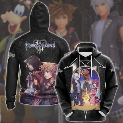 Kingdom Hearts 3 Destiny Island Trio Video Game All Over Printed T-shirt Tank Top Zip Hoodie Pullover Hoodie Hawaiian Shirt Beach Shorts Joggers Hoodie S