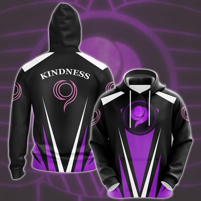 Digimon The Crest Of Kindness Video Game All Over Printed T-shirt Tank Top Zip Hoodie Pullover Hoodie Hawaiian Shirt Beach Shorts Joggers