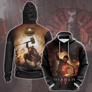 Diablo IV: Loot Reborn Video Game All Over Printed T-shirt Tank Top Zip Hoodie Pullover Hoodie Hawaiian Shirt Beach Shorts Joggers   