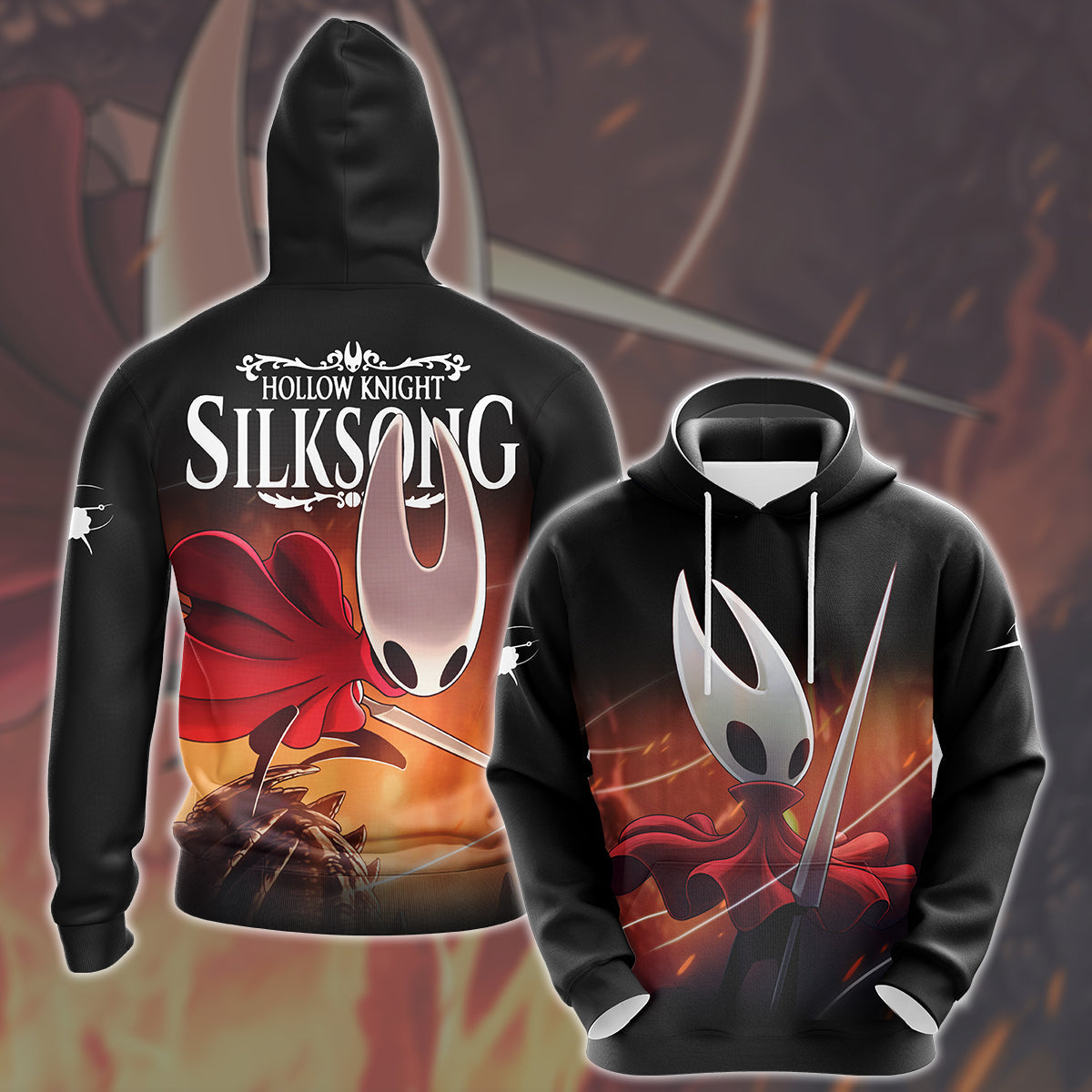 Hollow Knight: Silksong Video Game All Over Printed T-shirt Tank Top Zip Hoodie Pullover Hoodie Hawaiian Shirt Beach Shorts Joggers