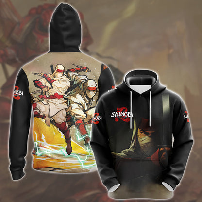 Shinobi: Art of Vengeance Video Game All Over Printed T-shirt Tank Top Zip Hoodie Pullover Hoodie Hawaiian Shirt Beach Shorts Joggers
