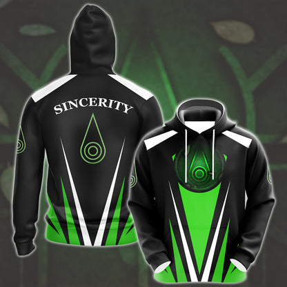 Digimon Crest Of Sincerity Video Game All Over Printed T-shirt Tank Top Zip Hoodie Pullover Hoodie Hawaiian Shirt Beach Shorts Joggers Hoodie S