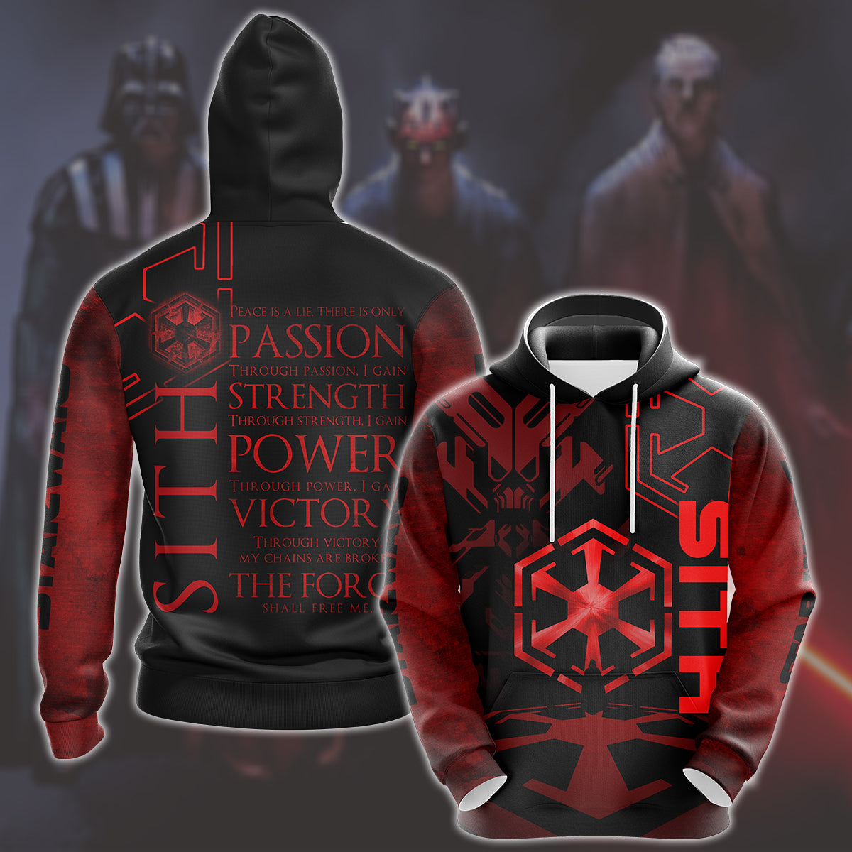 Star Wars Sith Code Unisex 3D T-shirt