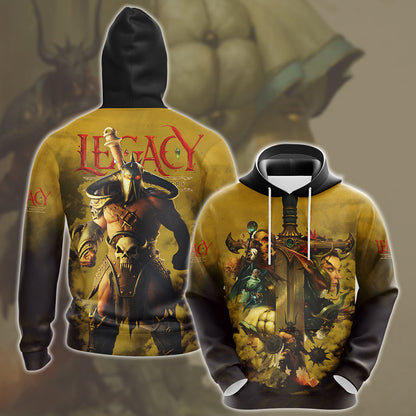 Legacy: Steel & Sorcery Video Game All Over Printed T-shirt Tank Top Zip Hoodie Pullover Hoodie Hawaiian Shirt Beach Shorts Joggers