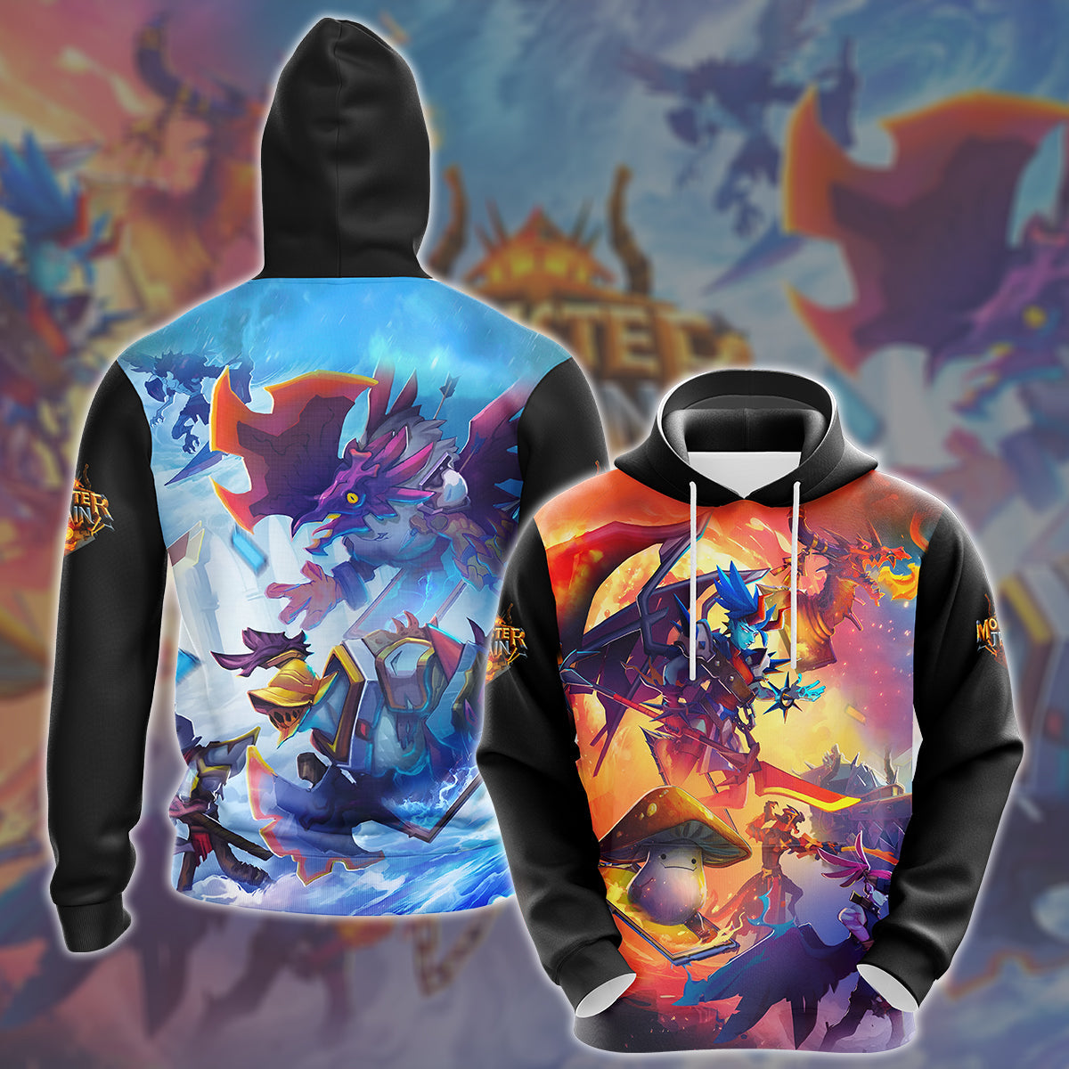 Monster Train 2 Video Game All Over Printed T-shirt Tank Top Zip Hoodie Pullover Hoodie Hawaiian Shirt Beach Shorts Joggers