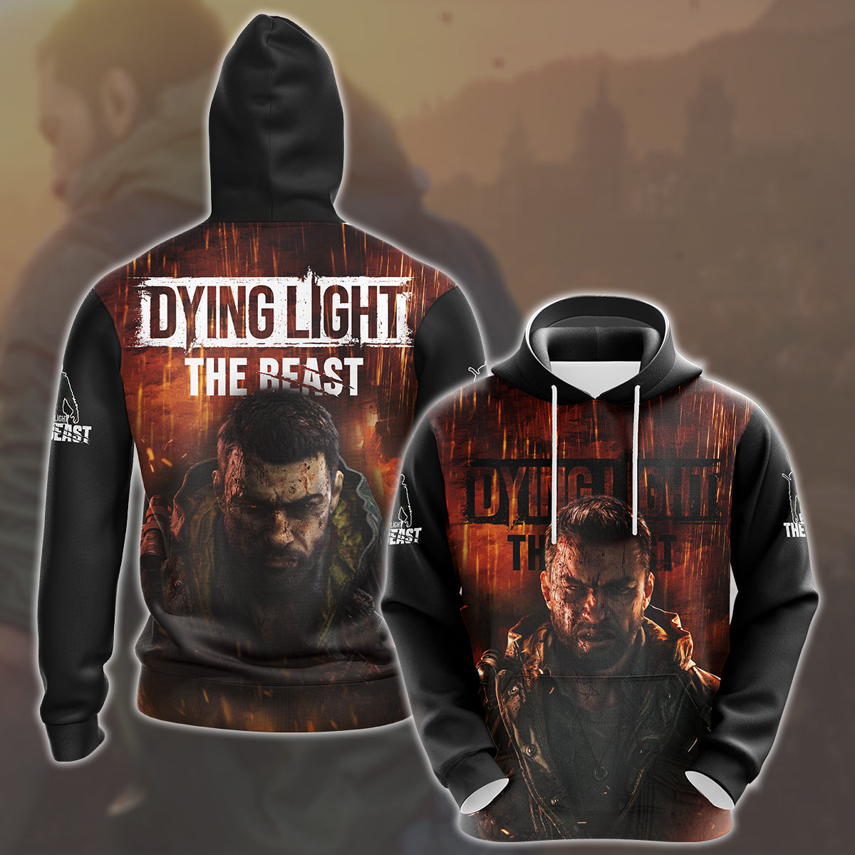 Dying Light: The Beast Video Game All Over Printed T-shirt Tank Top Zip Hoodie Pullover Hoodie Hawaiian Shirt Beach Shorts Joggers