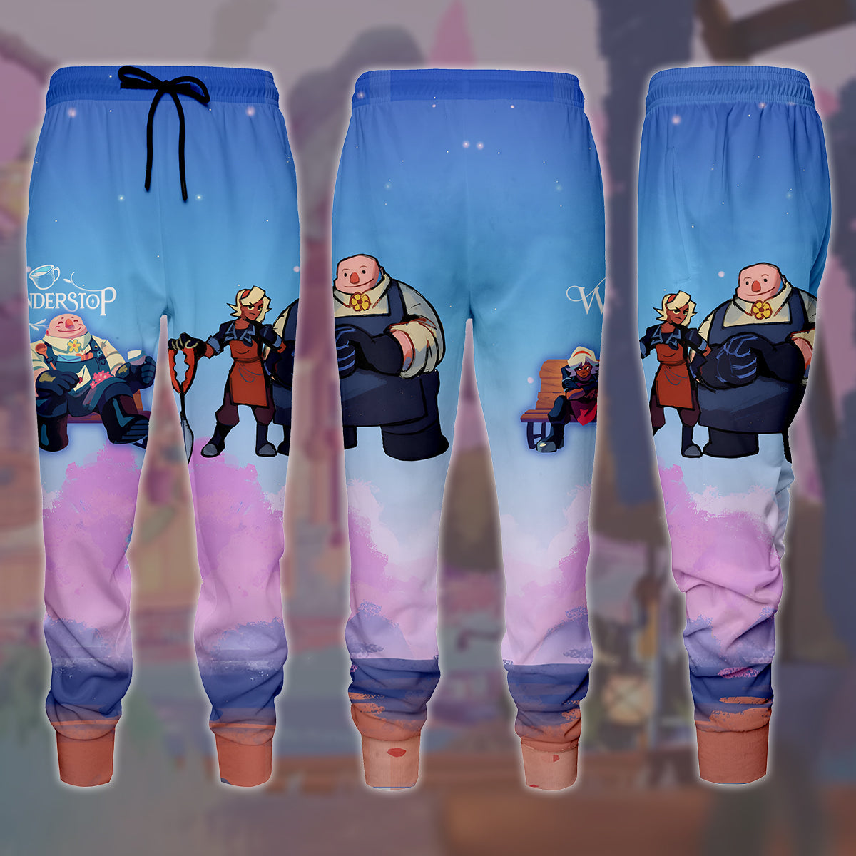 Wanderstop Video Game All Over Printed T-shirt Tank Top Zip Hoodie Pullover Hoodie Hawaiian Shirt Beach Shorts Joggers