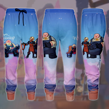 Wanderstop Video Game All Over Printed T-shirt Tank Top Zip Hoodie Pullover Hoodie Hawaiian Shirt Beach Shorts Joggers