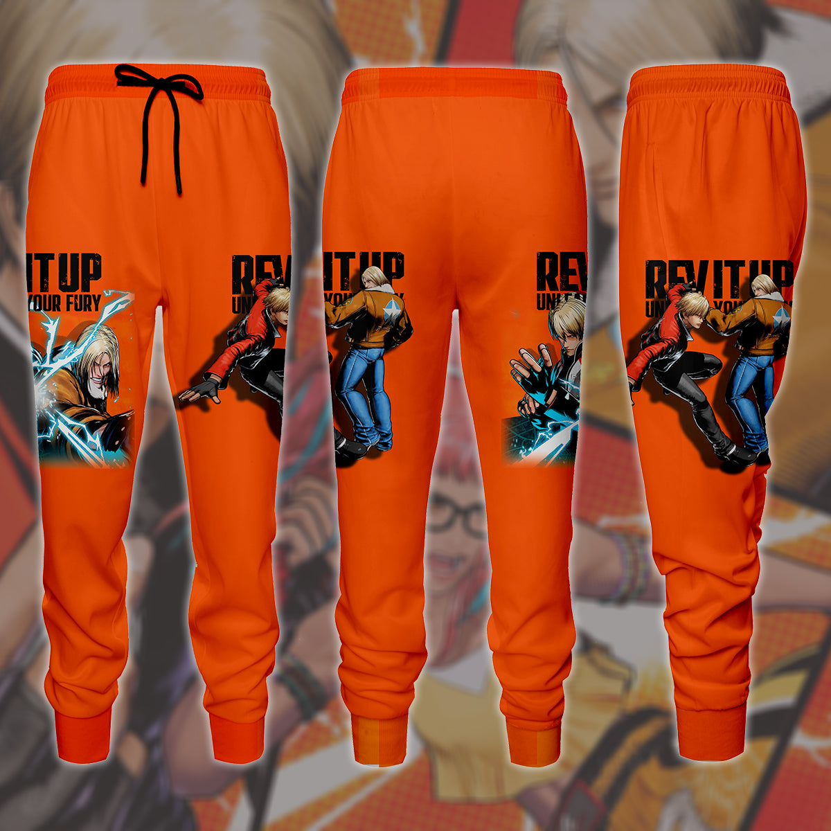 Fatal Fury: City of the Wolves Video Game All Over Printed T-shirt Tank Top Zip Hoodie Pullover Hoodie Hawaiian Shirt Beach Shorts Joggers