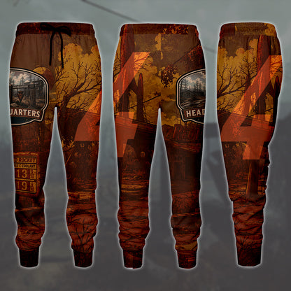 Fallout 4 Vintage National Park Style Video Game All Over Printed T-shirt Tank Top Zip Hoodie Pullover Hoodie Hawaiian Shirt Beach Shorts Joggers Joggers