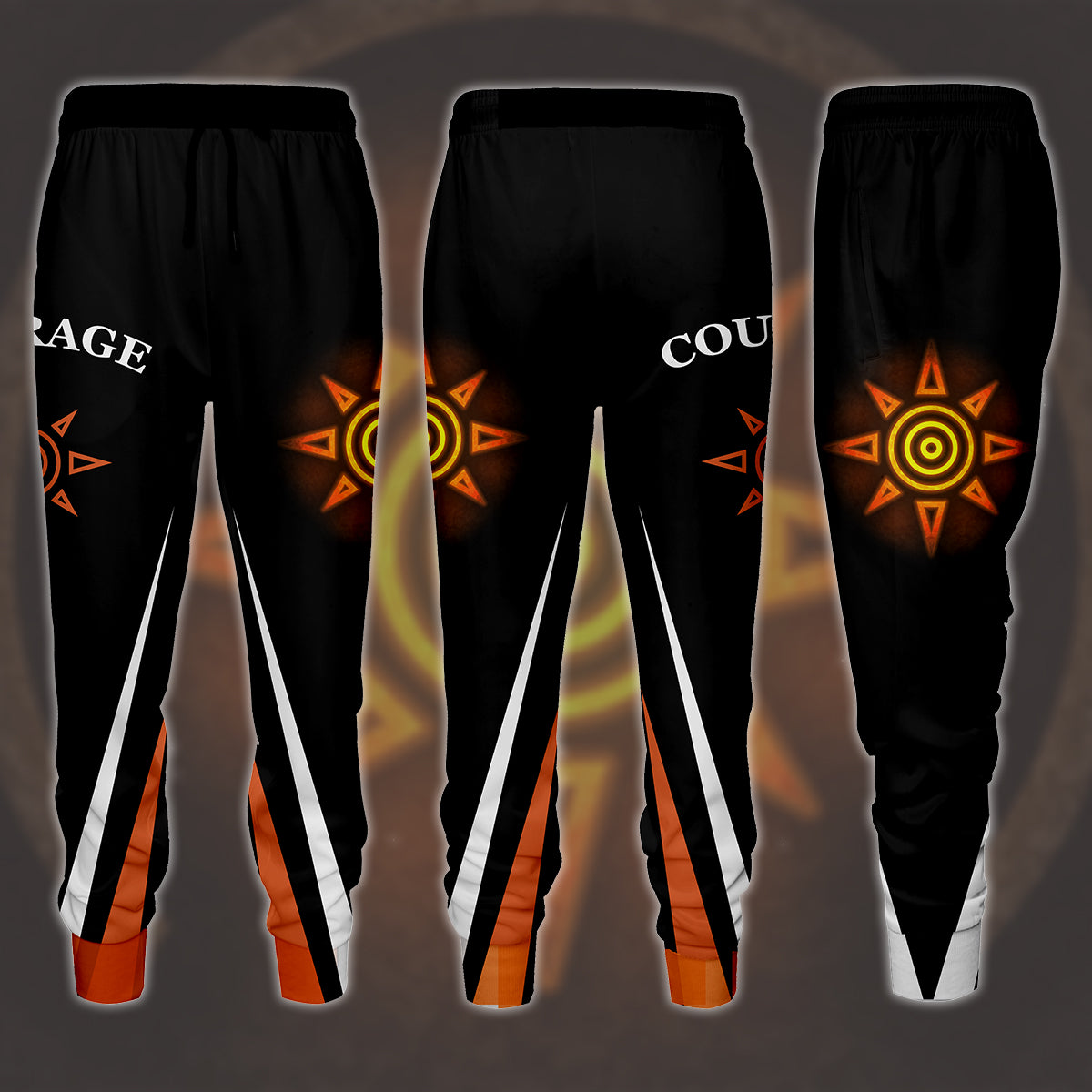 Digimon Crest Of Courage Video Game All Over Printed T-shirt Tank Top Zip Hoodie Pullover Hoodie Hawaiian Shirt Beach Shorts Joggers