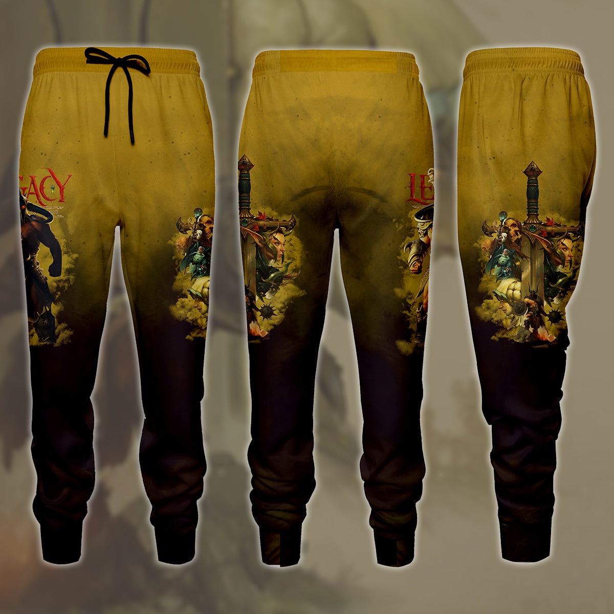 Legacy: Steel & Sorcery Video Game All Over Printed T-shirt Tank Top Zip Hoodie Pullover Hoodie Hawaiian Shirt Beach Shorts Joggers