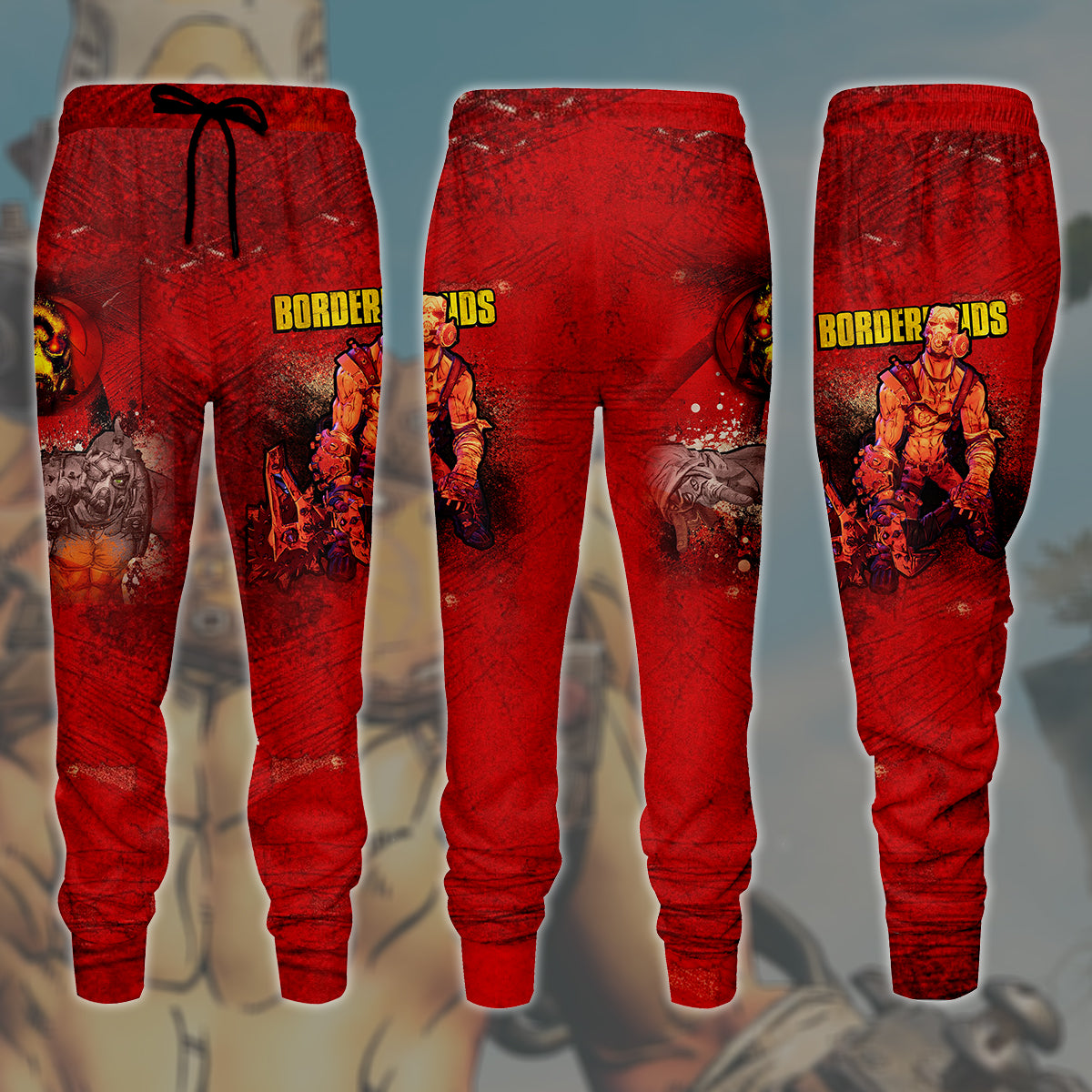 Borderlands Krieg Video Game All Over Printed T-shirt Tank Top Zip Hoodie Pullover Hoodie Hawaiian Shirt Beach Shorts Joggers Joggers S