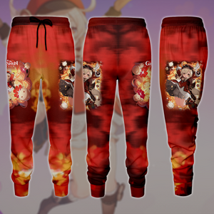 Genshin Impact Klee Video Game All Over Printed T-shirt Tank Top Zip Hoodie Pullover Hoodie Hawaiian Shirt Beach Shorts Joggers Joggers S 