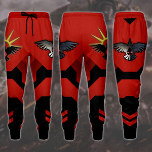 Warhammer 40K Blood Ravens Video Game All Over Printed T-shirt Tank Top Zip Hoodie Pullover Hoodie Hawaiian Shirt Beach Shorts Joggers Joggers S