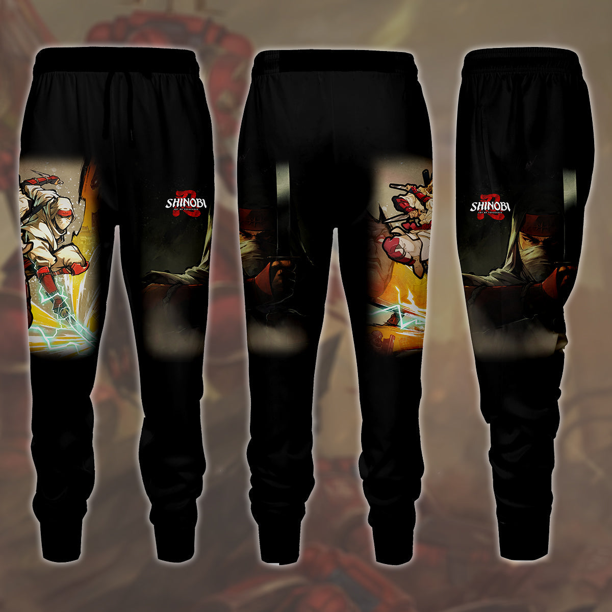 Shinobi: Art of Vengeance Video Game All Over Printed T-shirt Tank Top Zip Hoodie Pullover Hoodie Hawaiian Shirt Beach Shorts Joggers