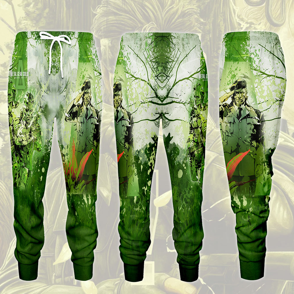 Metal Gear Solid: Snake Eater Video Game All Over Printed T-shirt Tank Top Zip Hoodie Pullover Hoodie Hawaiian Shirt Beach Shorts Joggers