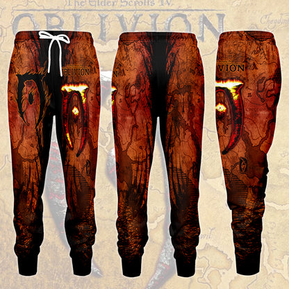 The Elder Scrolls IV: Oblivion Video Game All Over Printed T-shirt Tank Top Zip Hoodie Pullover Hoodie Hawaiian Shirt Beach Shorts Joggers Joggers S