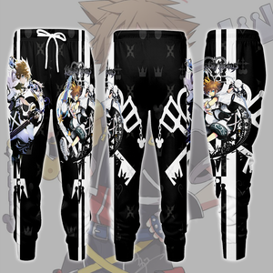 Kingdom Hearts Sora Video Game All Over Printed T-shirt Tank Top Zip Hoodie Pullover Hoodie Hawaiian Shirt Beach Shorts Joggers Joggers S