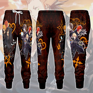 Kingdom Hearts Roxas, Axel and Xion (Sea-salt Ice Cream trio) Video Game All Over Printed T-shirt Tank Top Zip Hoodie Pullover Hoodie Hawaiian Shirt Beach Shorts Joggers Joggers S