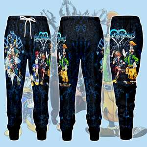 Kingdom Hearts Characters Video Game All Over Printed T-shirt Tank Top Zip Hoodie Pullover Hoodie Hawaiian Shirt Beach Shorts Joggers Joggers S