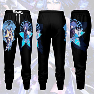 Kingdom Hearts Aqua Video Game All Over Printed T-shirt Tank Top Zip Hoodie Pullover Hoodie Hawaiian Shirt Beach Shorts Joggers Joggers S