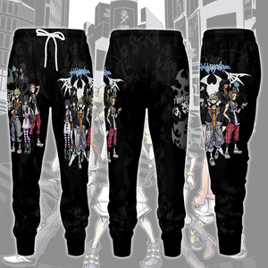 The World Ends with You Video Game All Over Printed T-shirt Tank Top Zip Hoodie Pullover Hoodie Hawaiian Shirt Beach Shorts Joggers Joggers S 