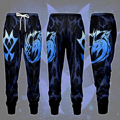 Kingdom Hearts Symbols The Unversed Emblem Video Game All Over Printed T-shirt Tank Top Zip Hoodie Pullover Hoodie Hawaiian Shirt Beach Shorts Joggers