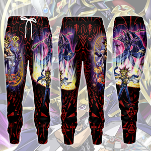 Yu-Gi-Oh! Dark Magician Video Game All Over Printed T-shirt Tank Top Zip Hoodie Pullover Hoodie Hawaiian Shirt Beach Shorts Joggers Joggers S 