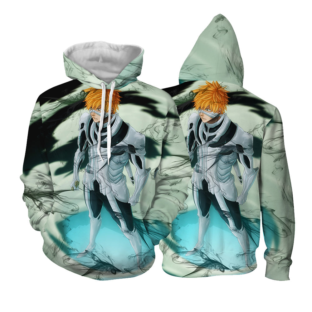 Bleach - Ichigo Kurosaki Fullbring Unisex 3D T-shirt Hoodie S 